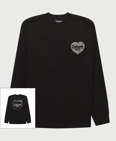 Carhartt WIP T-shirts L/S SPREE T-SHIRT I032855 Black