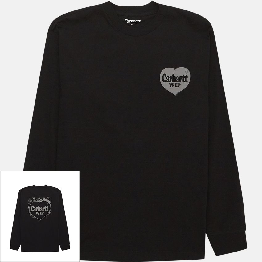 Carhartt WIP T-shirts L/S SPREE T-SHIRT I032855 BLACK