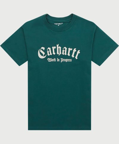 Carhartt WIP T-shirts S/S ONYX T-SHIRT I032875 Grøn