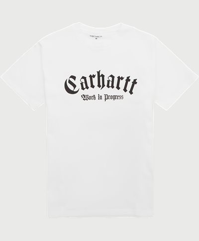 Carhartt WIP T-shirts S/S ONYX T-SHIRT I032875 Vit