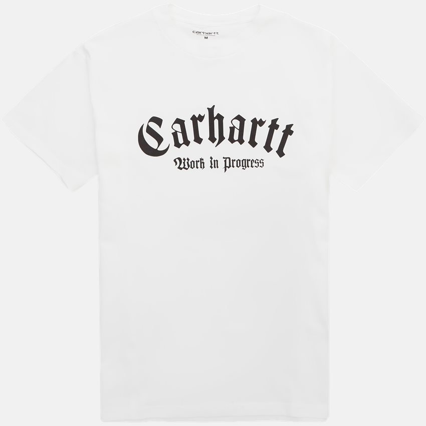Carhartt WIP T-shirts S/S ONYX T-SHIRT I032875 WHITE