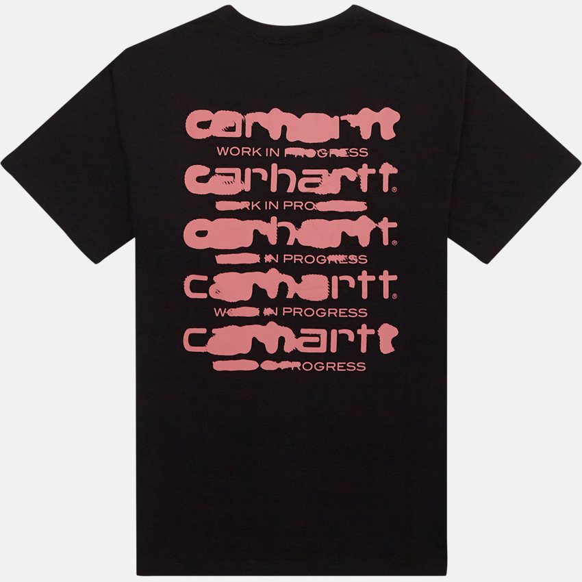 Carhartt WIP T-shirts S/S INK BLEED T-SHIRT I032878 BLACK