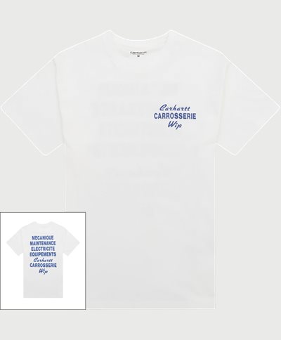 Carhartt WIP T-shirts S/S MECHANICS T-SHIRT I032880 Vit