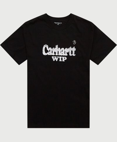 Carhartt WIP T-shirts S/S SPREE HALFTONE T-SHIRT I032874 Sort
