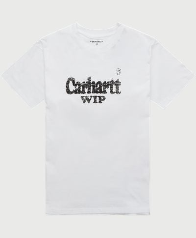 Carhartt WIP T-shirts S/S SPREE HALFTONE T-SHIRT I032874 Vit