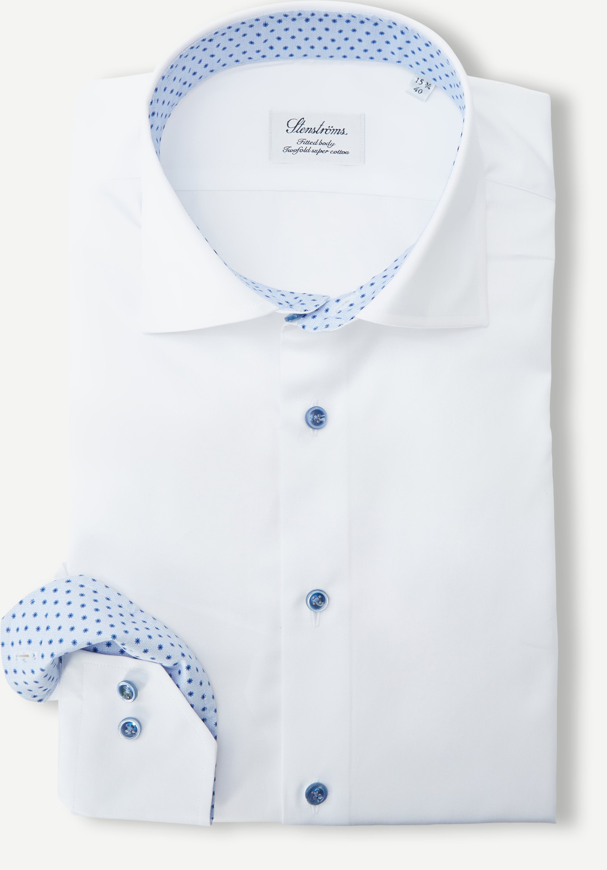 Stenströms Shirts 0540 784751/684751 White