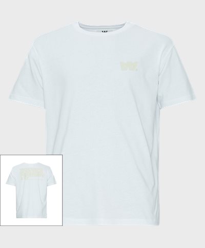 WOOD WOOD T-shirts ACE LETTER T-SHIRT White