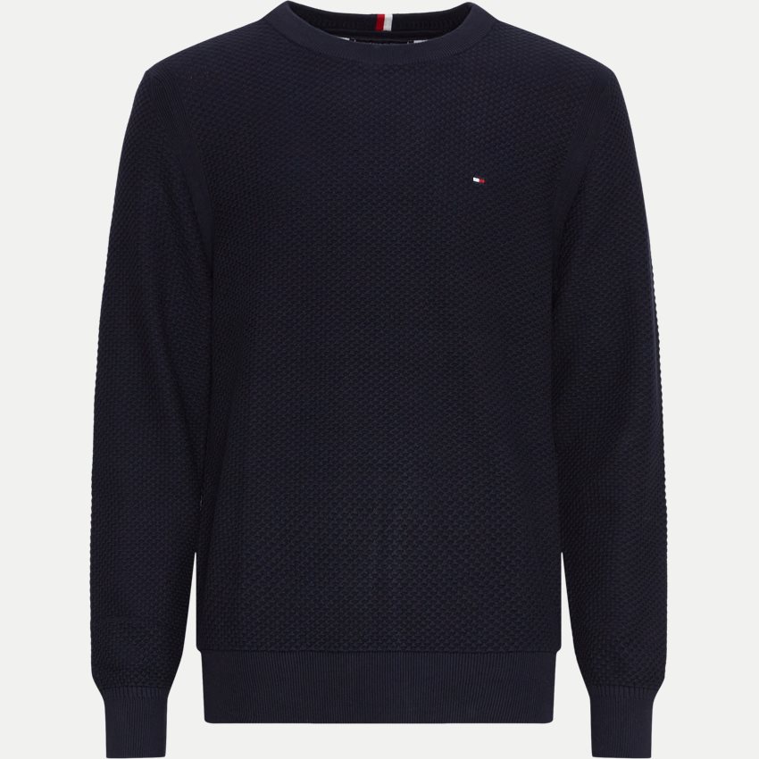 Tommy Hilfiger Knitwear 34692 OVAL STRUCTURE CREW NECK NAVY