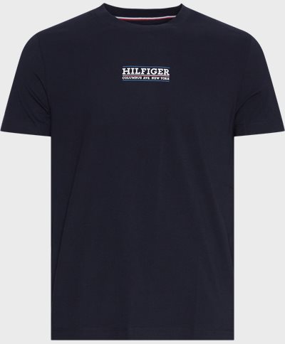 Tommy Hilfiger T-shirts 34387 SMALL HILFIGER TEE Blå