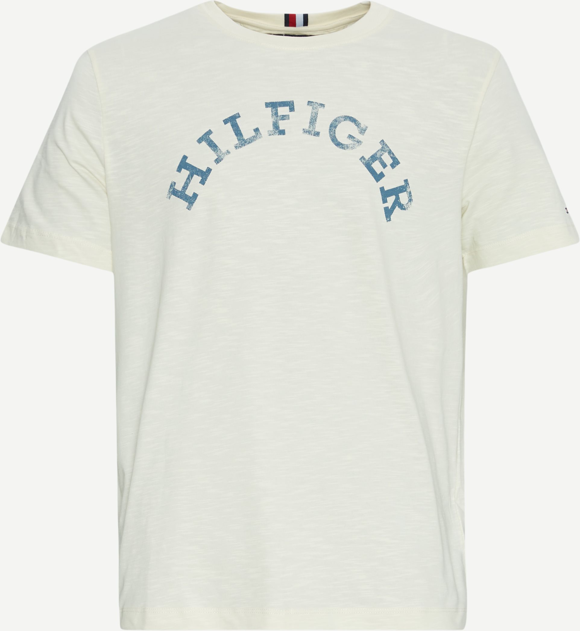 Tommy Hilfiger T-shirts 34432 HILFIGER ARCHED TEE Sand