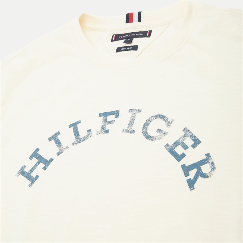 Tommy Hilfiger T-shirts 34432 HILFIGER ARCHED TEE SAND