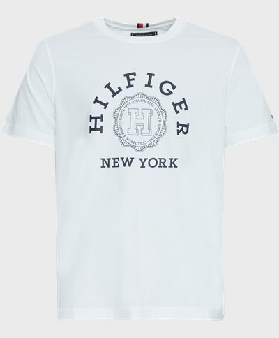 Tommy Hilfiger T-shirts 34437 HILFIGER COIN TEE Hvid