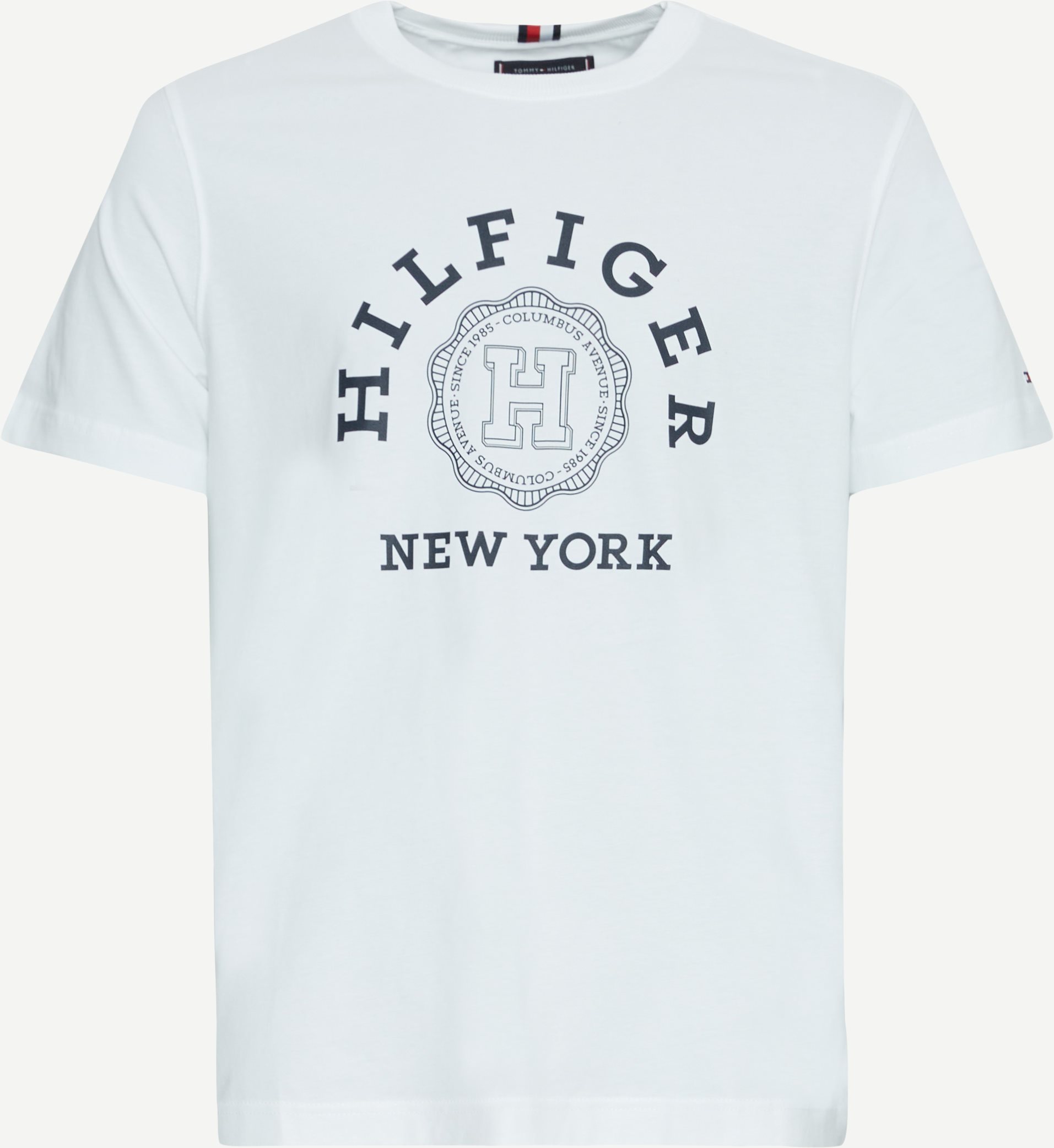 Tommy Hilfiger T-shirts 34437 HILFIGER COIN TEE Vit