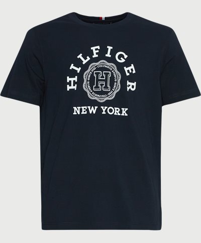 Tommy Hilfiger T-shirts 34437 HILFIGER COIN TEE Blå
