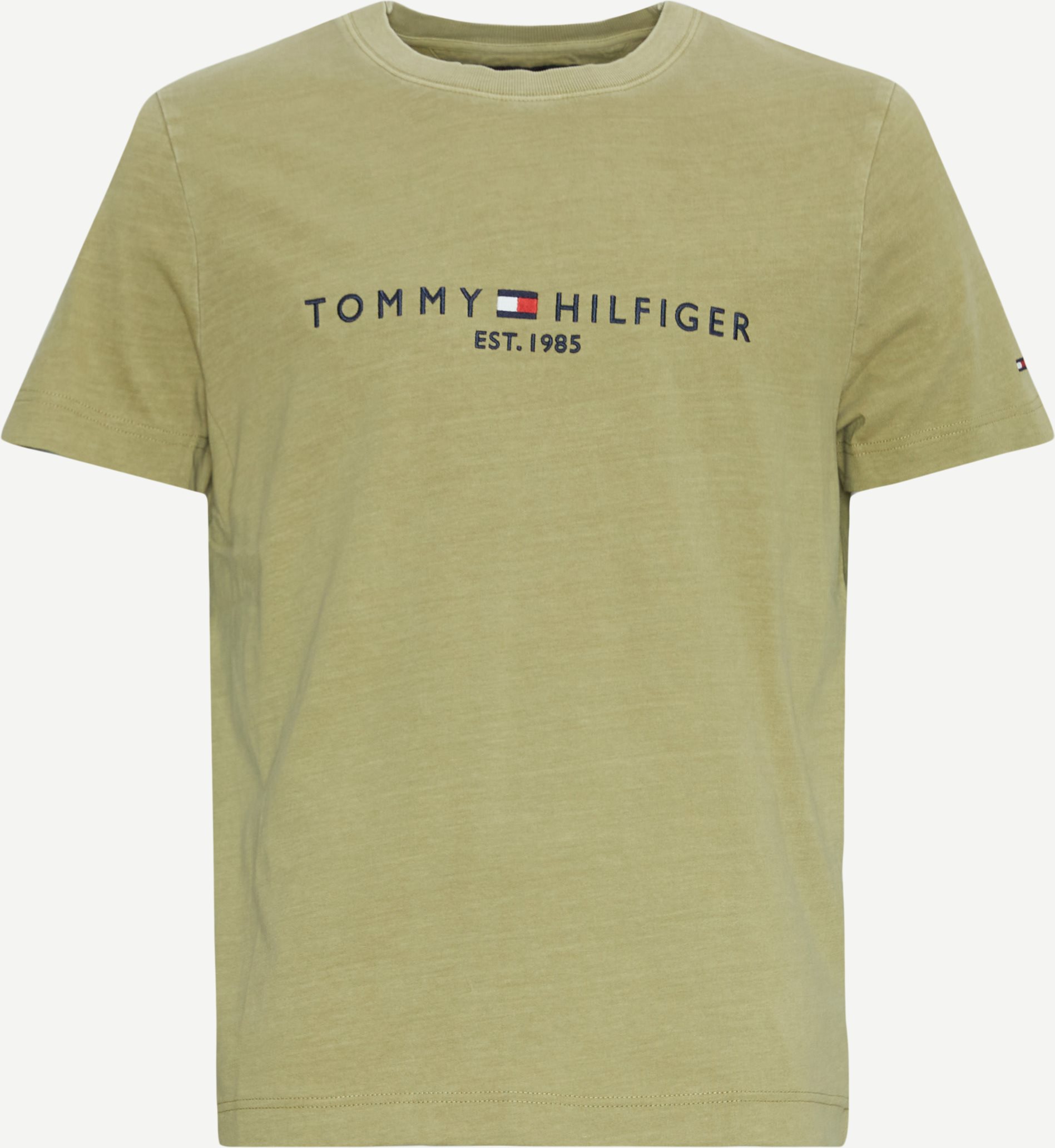 Tommy Hilfiger T-shirts 35186 GARMENT DYE TOMMY LOGO TEE Armé
