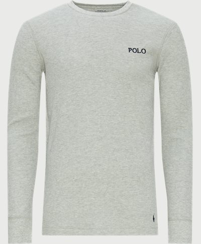 Polo Ralph Lauren T-shirts 714899615 LS CREW SLEEP TOP Grå