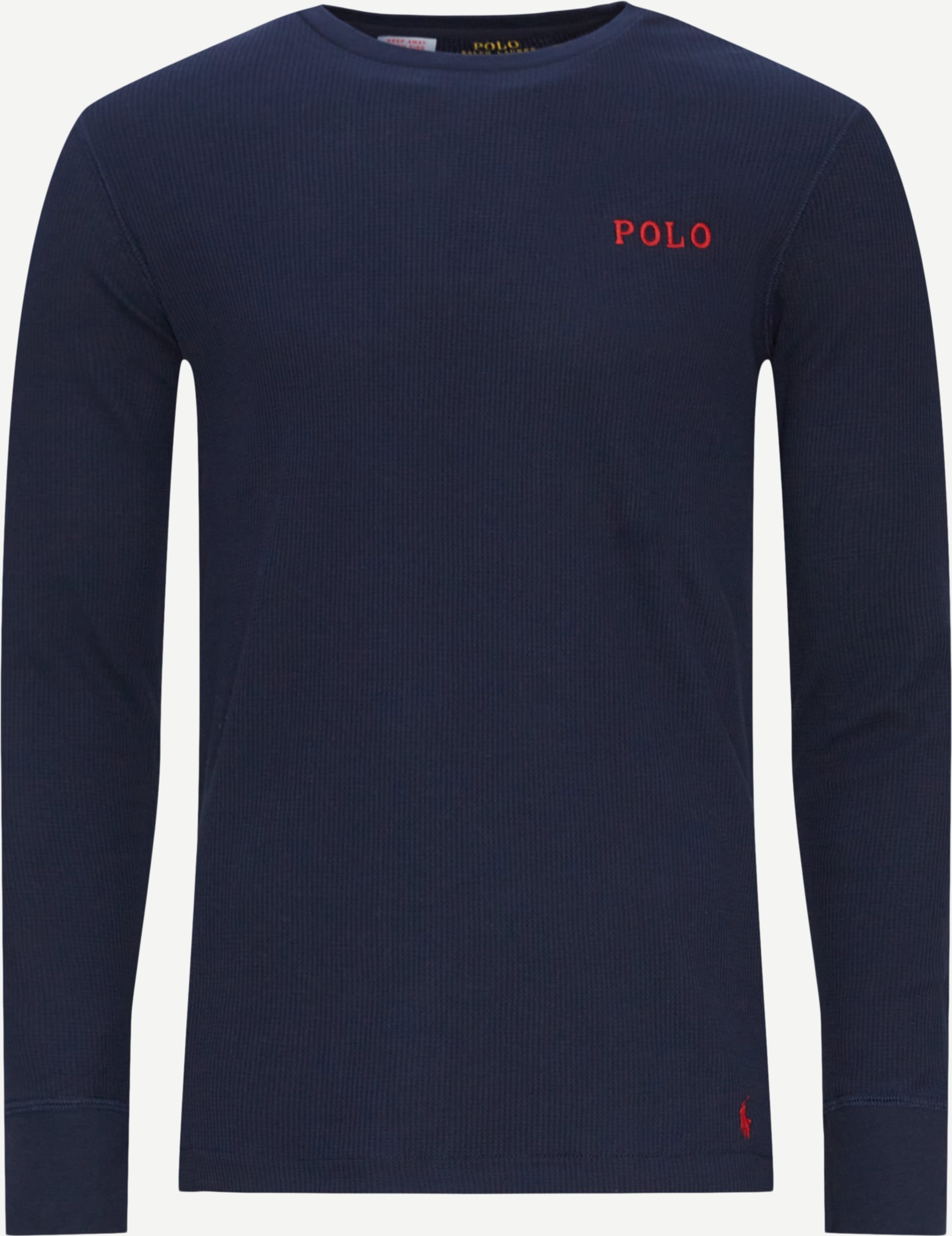 Polo Ralph Lauren T-shirts 714899615 LS CREW SLEEP TOP Blå