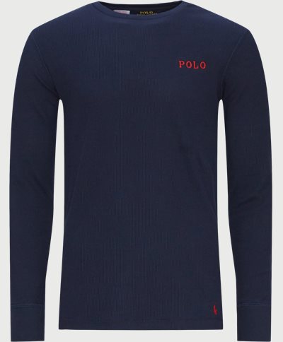 Polo Ralph Lauren T-shirts 714899615 LS CREW SLEEP TOP Blue