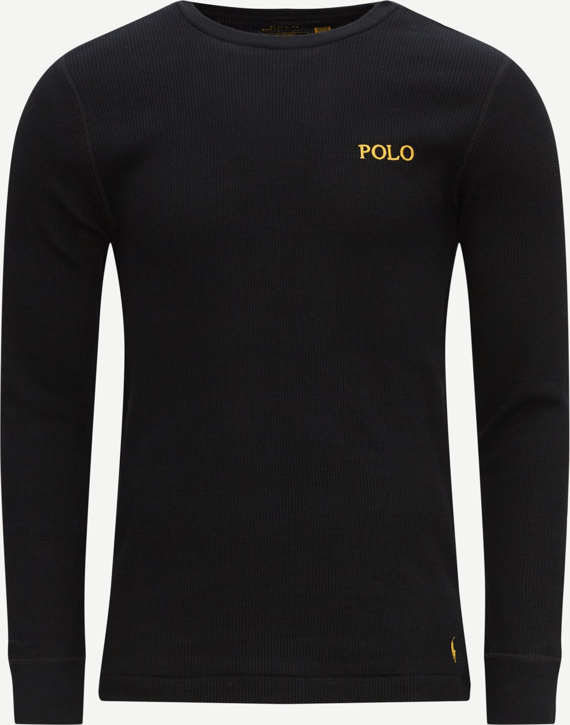 Polo Ralph Lauren T-shirts 714899615 LS CREW SLEEP TOP Sort