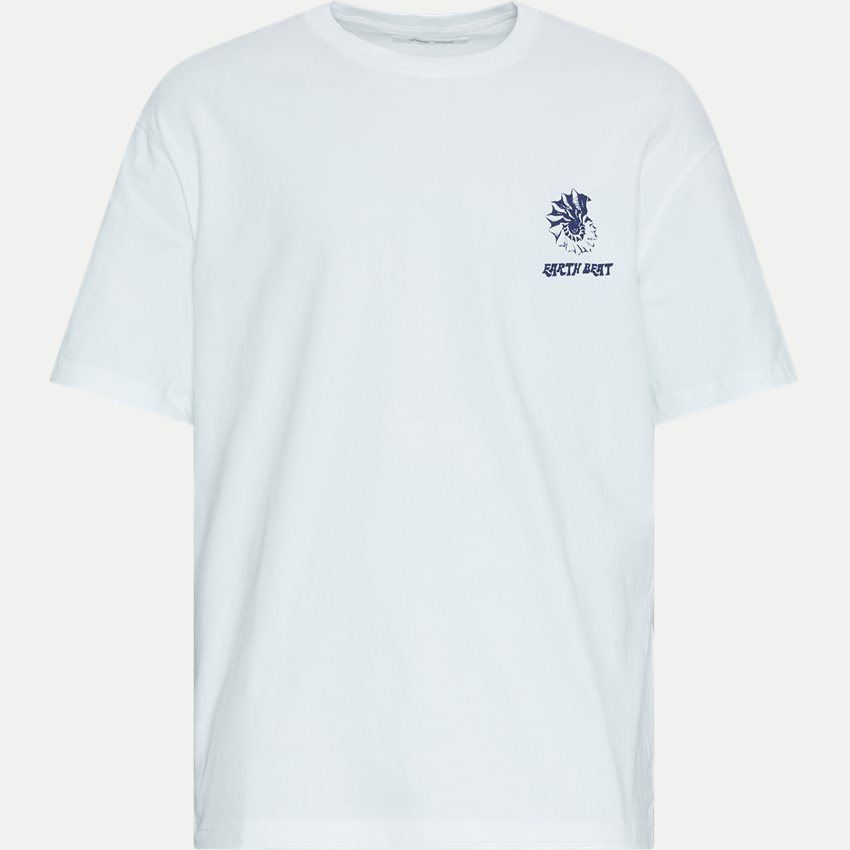 Samsøe Samsøe T-shirts SAWIND UNI FOSSIL T-SHIRT 11725 WHITE