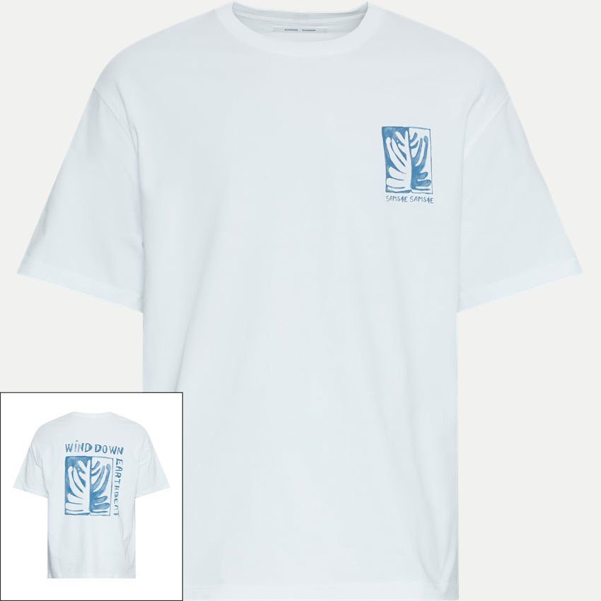 Samsøe Samsøe T-shirts SAWIND UNI EARTH BEAT T-SHIRT 11725 WHITE