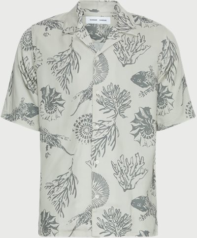 Samsøe Samsøe Kortärmade skjortor SAOSCAR AX SHIRT 10527 Vit