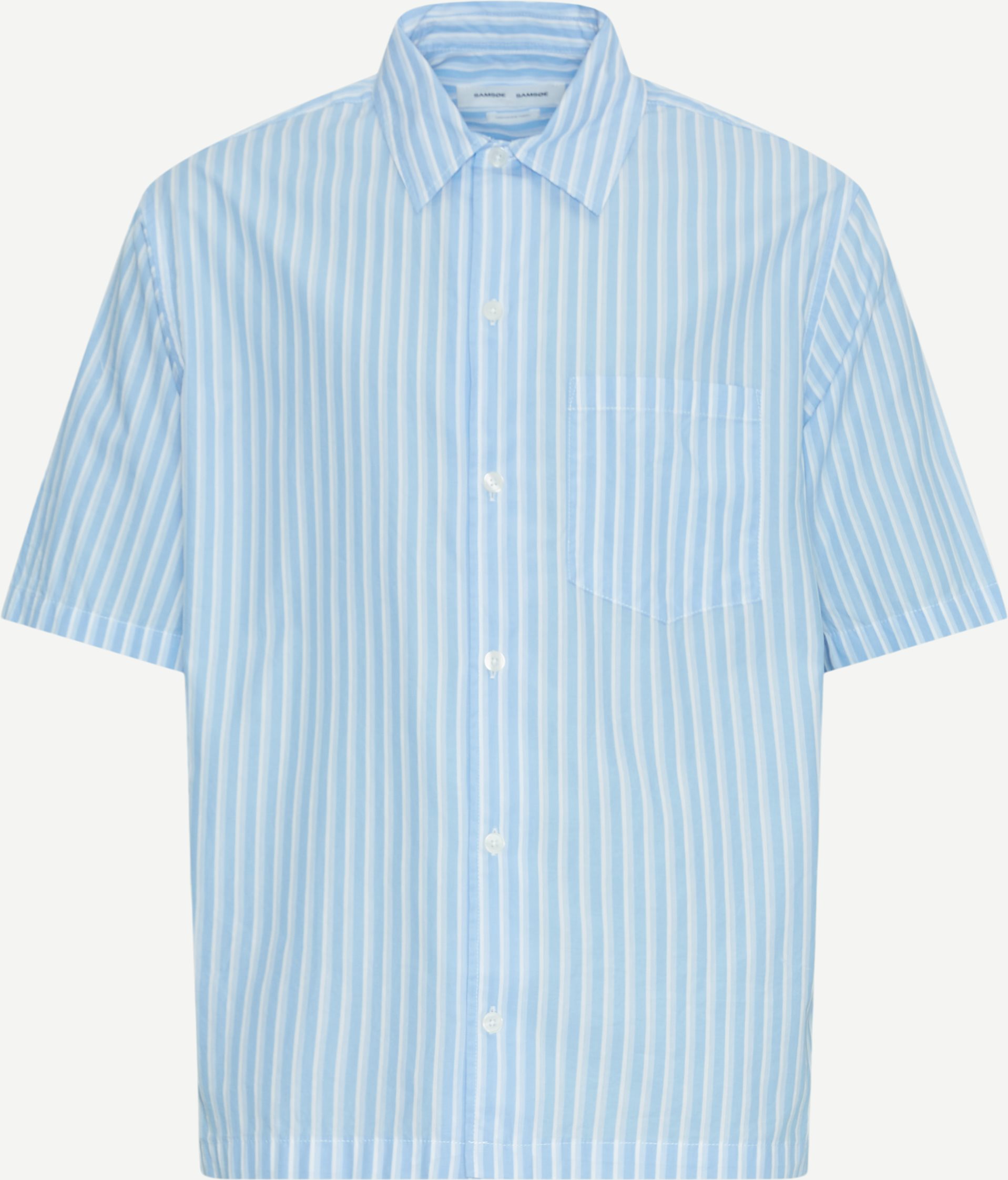 Samsøe Samsøe Short-sleeved shirts SAAYO P SHIRT 15139 Blue