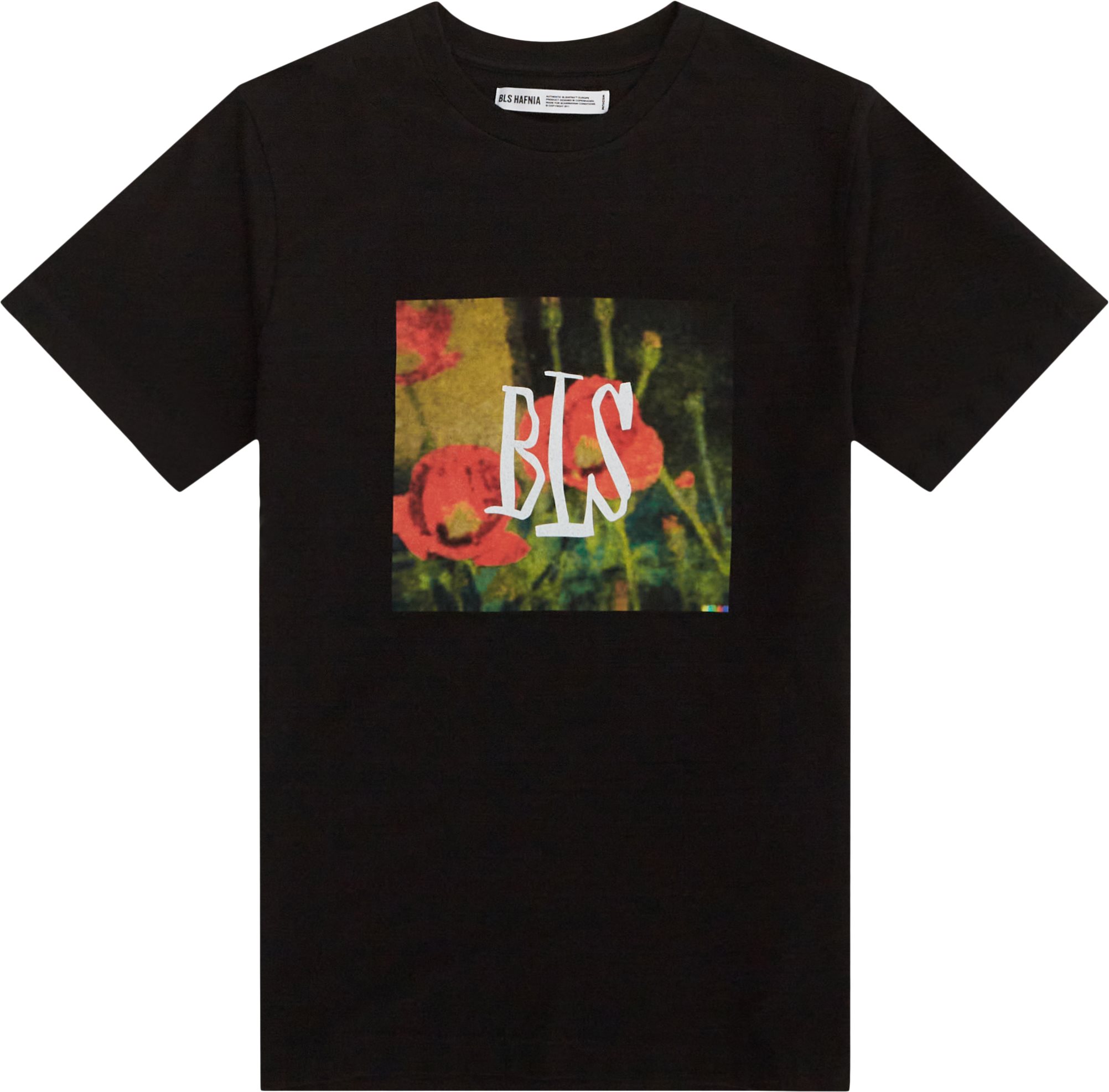 BLS T-shirts POPPY TEE 202403013 Black