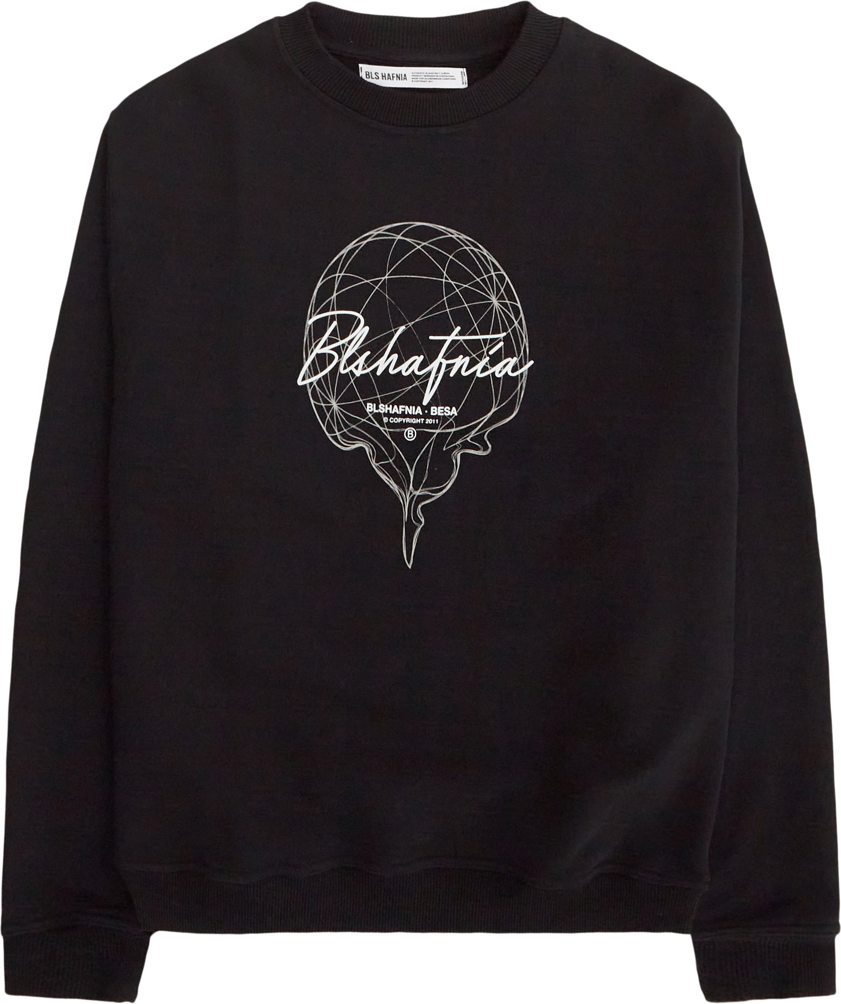 BLS Sweatshirts UNIVERSAL CREWNECK 202408067 Black