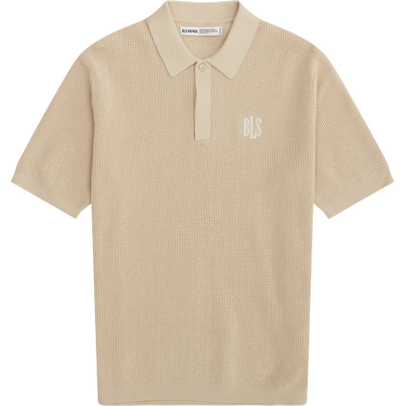 Bls Will Knit Polo Sand