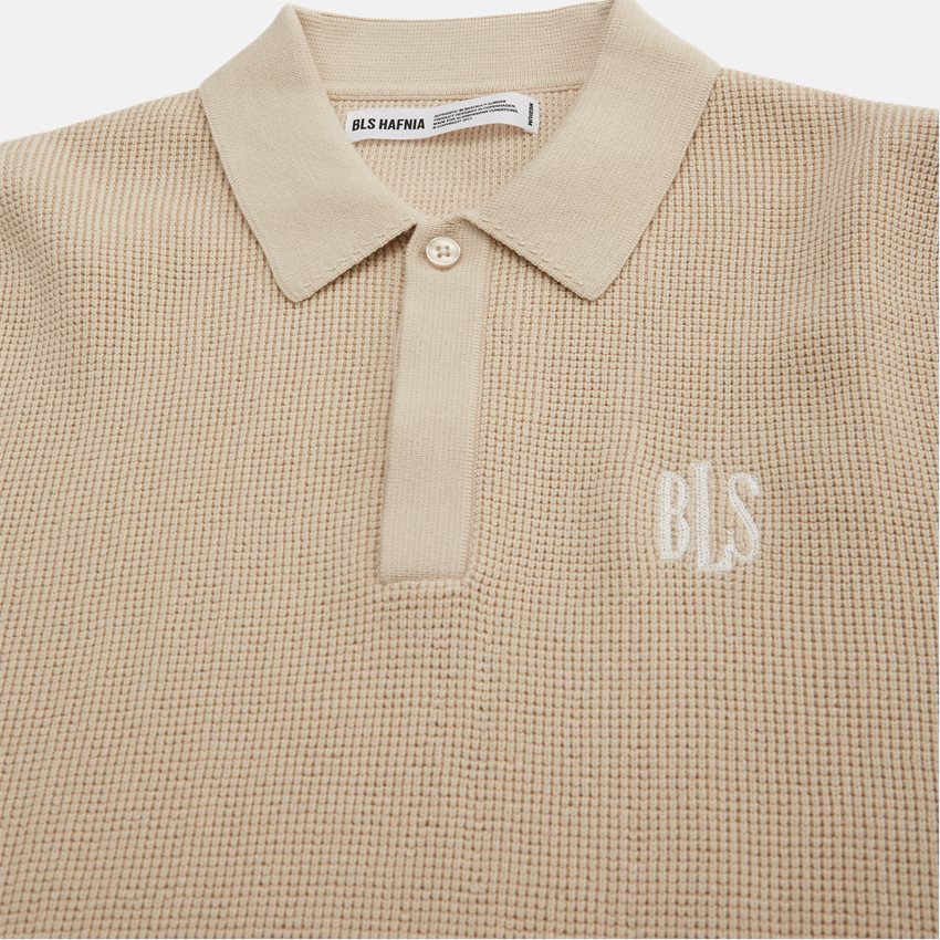 BLS T-shirts WILL KNIT POLO 202403044 SAND