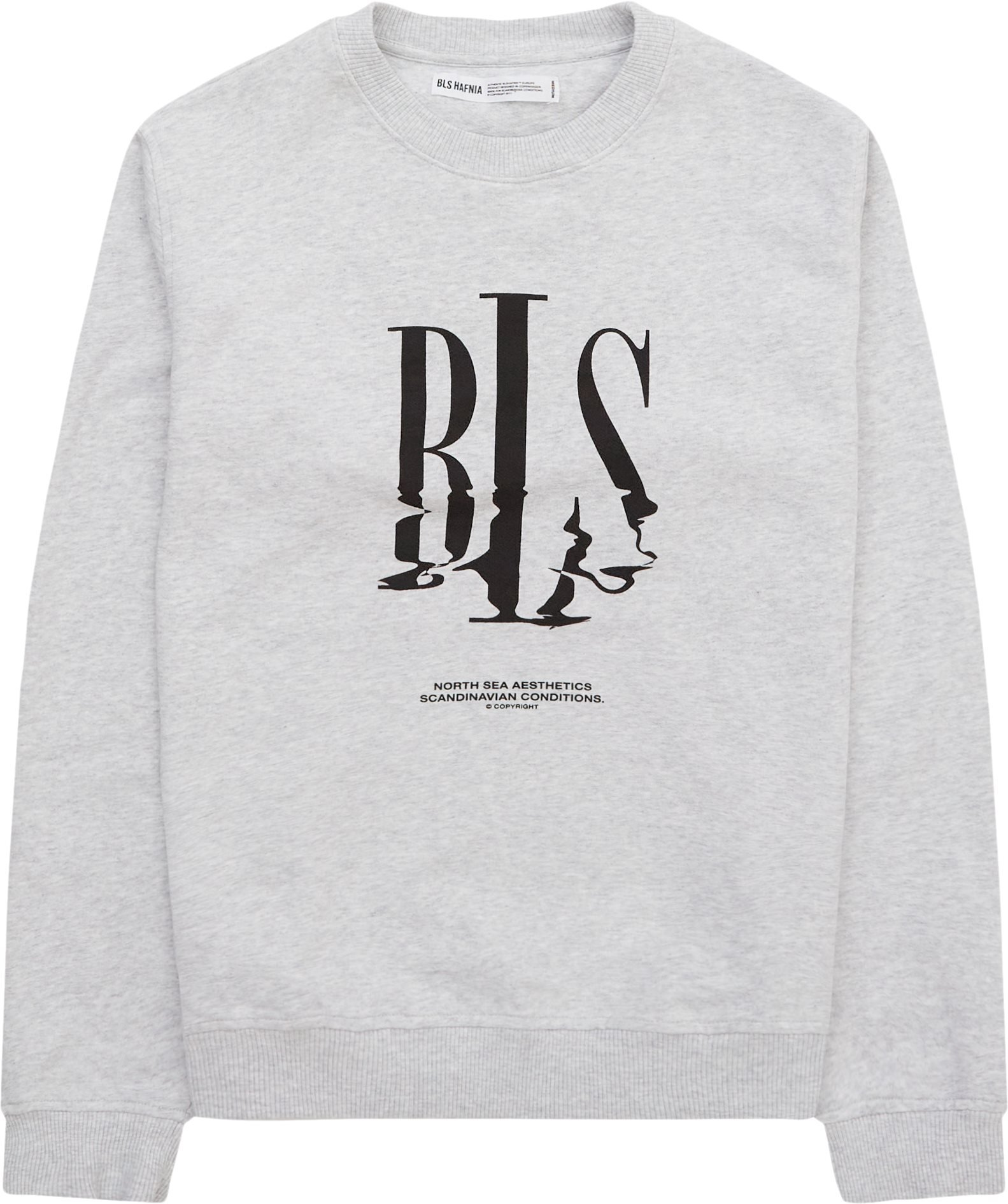 BLS Sweatshirts NORTH SEA CREW 202308096 Grey