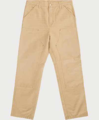 Carhartt WIP Trousers DOUBLE KNEE PANT I031501.1YH3K Brown