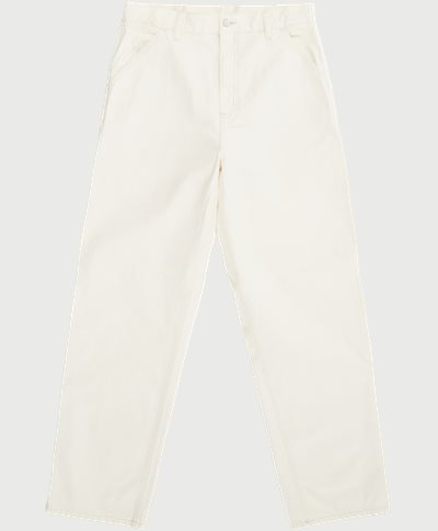Carhartt WIP Jeans SINGLE KNEE PANT I032024.0202 Hvid