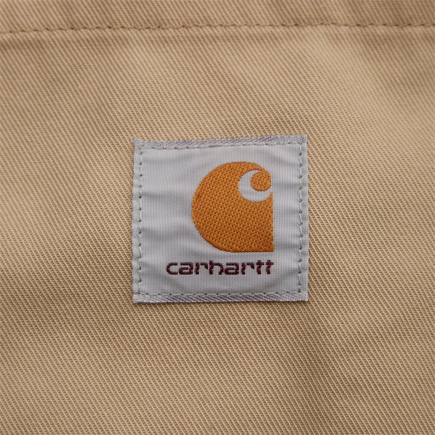 Carhartt WIP Skjorter S/S SANDLER SHIRT I033277 SABLE