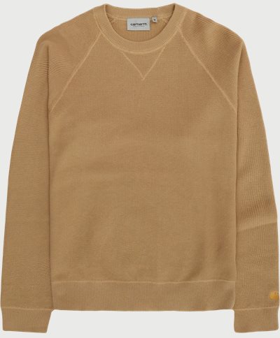 Carhartt WIP Stickat CHASE SWEATER I028581 Sand