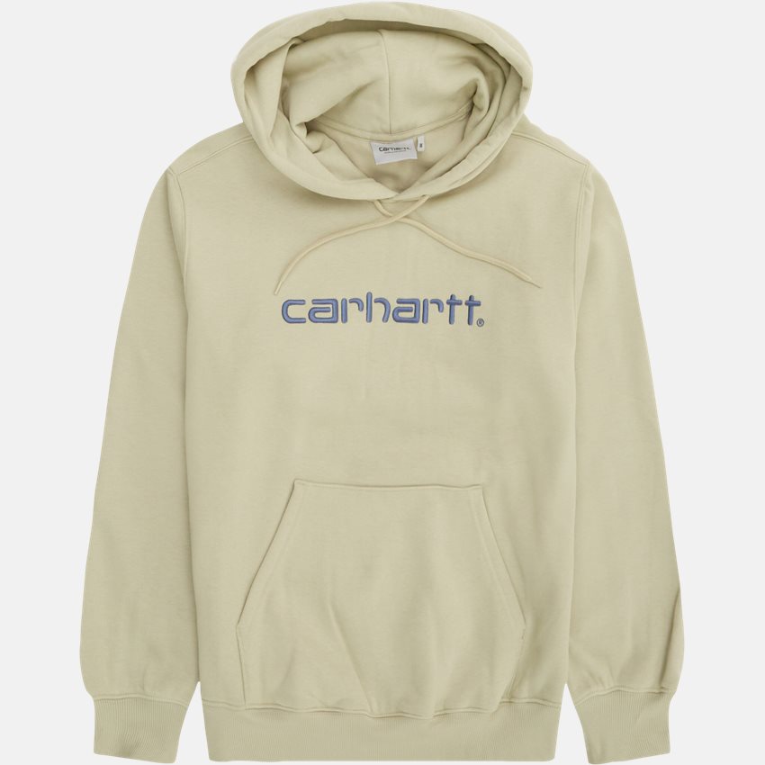 Carhartt WIP Sweatshirts HOODED CARHARTT SWEAT I030547 BERYL