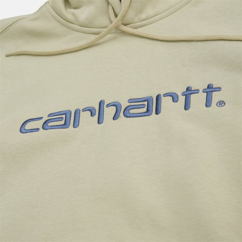 Carhartt WIP Sweatshirts HOODED CARHARTT SWEAT I030547 BERYL