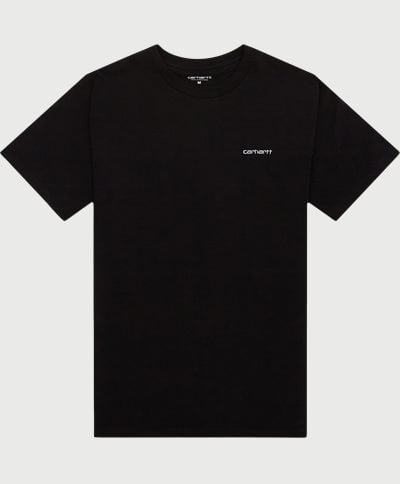 Carhartt WIP T-shirts S/S SCRIPT EMBROIDERY T-SHIRT I030435 Sort