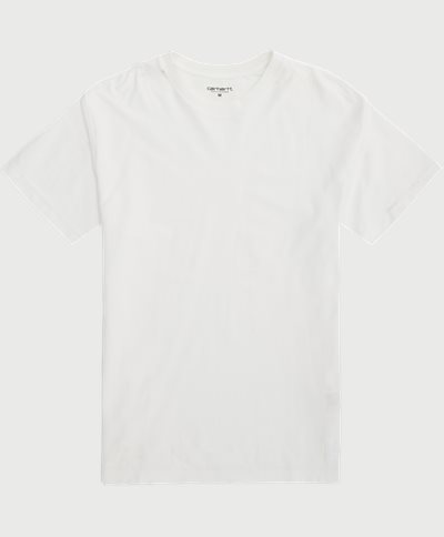 Carhartt WIP T-shirts S/S DAWSON T-SHIRT I032317 Vit