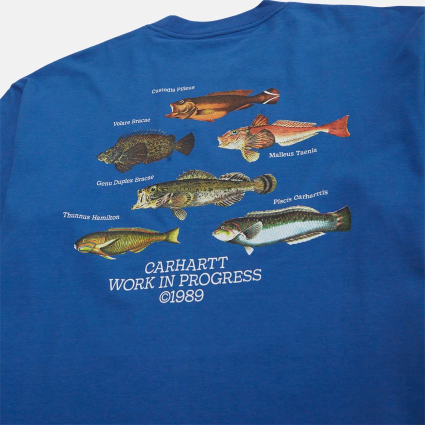Carhartt WIP T-shirts S/S FISH T-SHIRT I033120 ACAPULCO