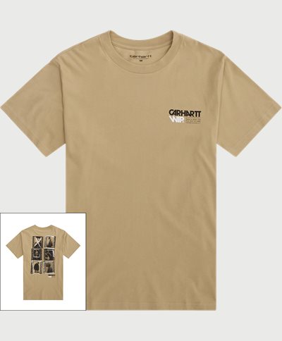 Carhartt WIP T-shirts S/S CONTACT SHEET T-SHIRT I033178 Sand