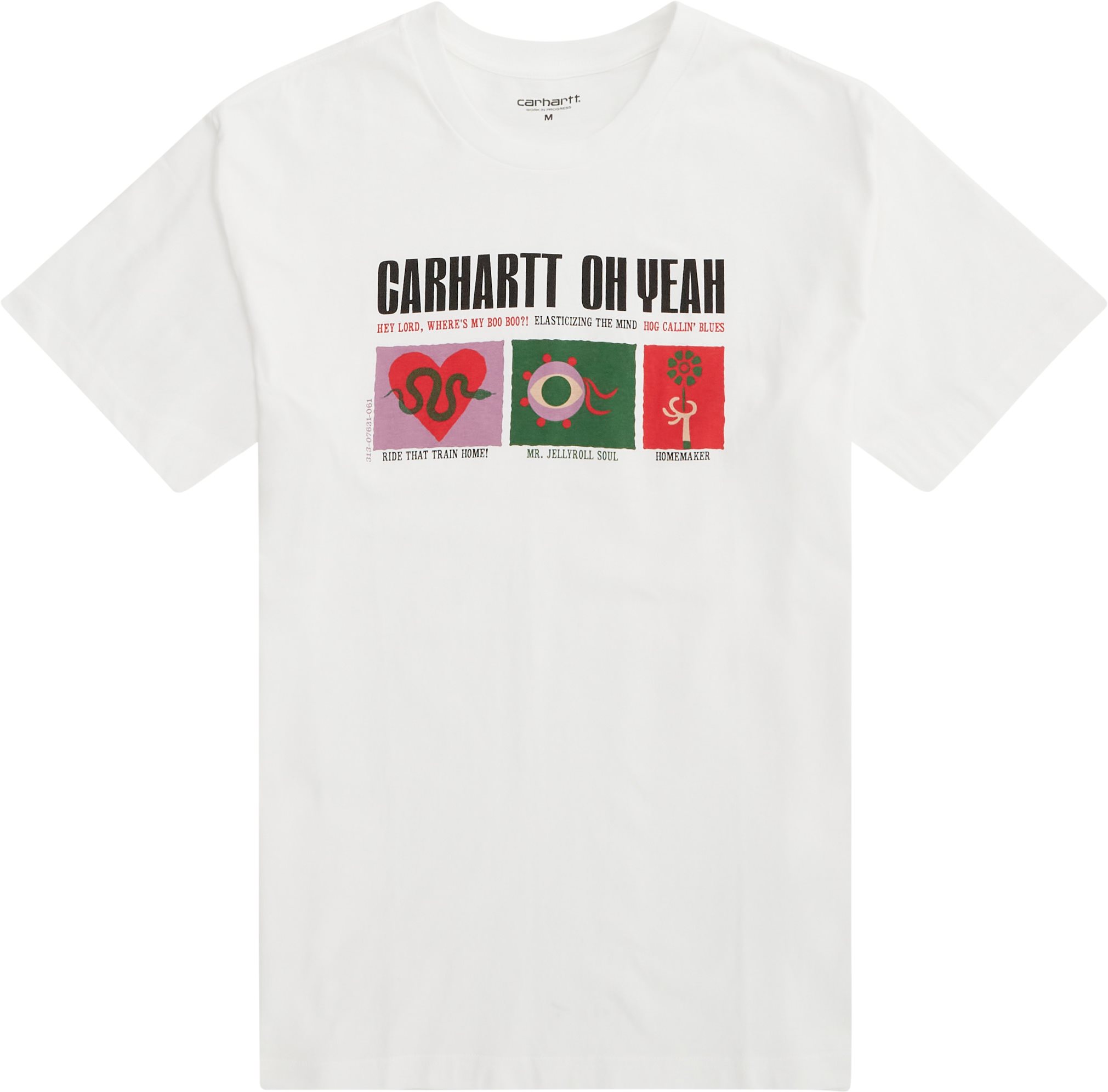 Carhartt WIP T-shirts S/S OH YEAH T-SHIRT I033158 Hvid
