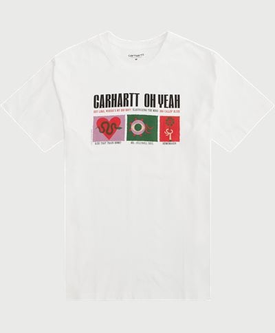 Carhartt WIP T-shirts S/S OH YEAH T-SHIRT I033158 Vit