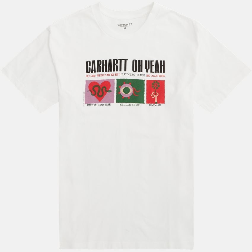 Carhartt WIP T-shirts S/S OH YEAH T-SHIRT I033158 WHITE