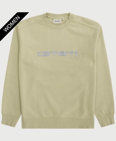 Carhartt WIP Women Sweatshirts W CARHARTT SWEAT I033647 Sand