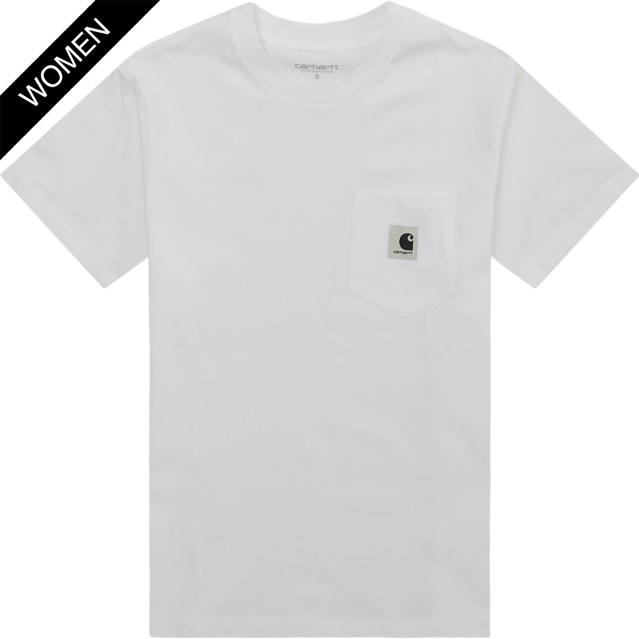 Carhartt WIP Women T-shirts W SS POCKET T-SHIRT I032215 White