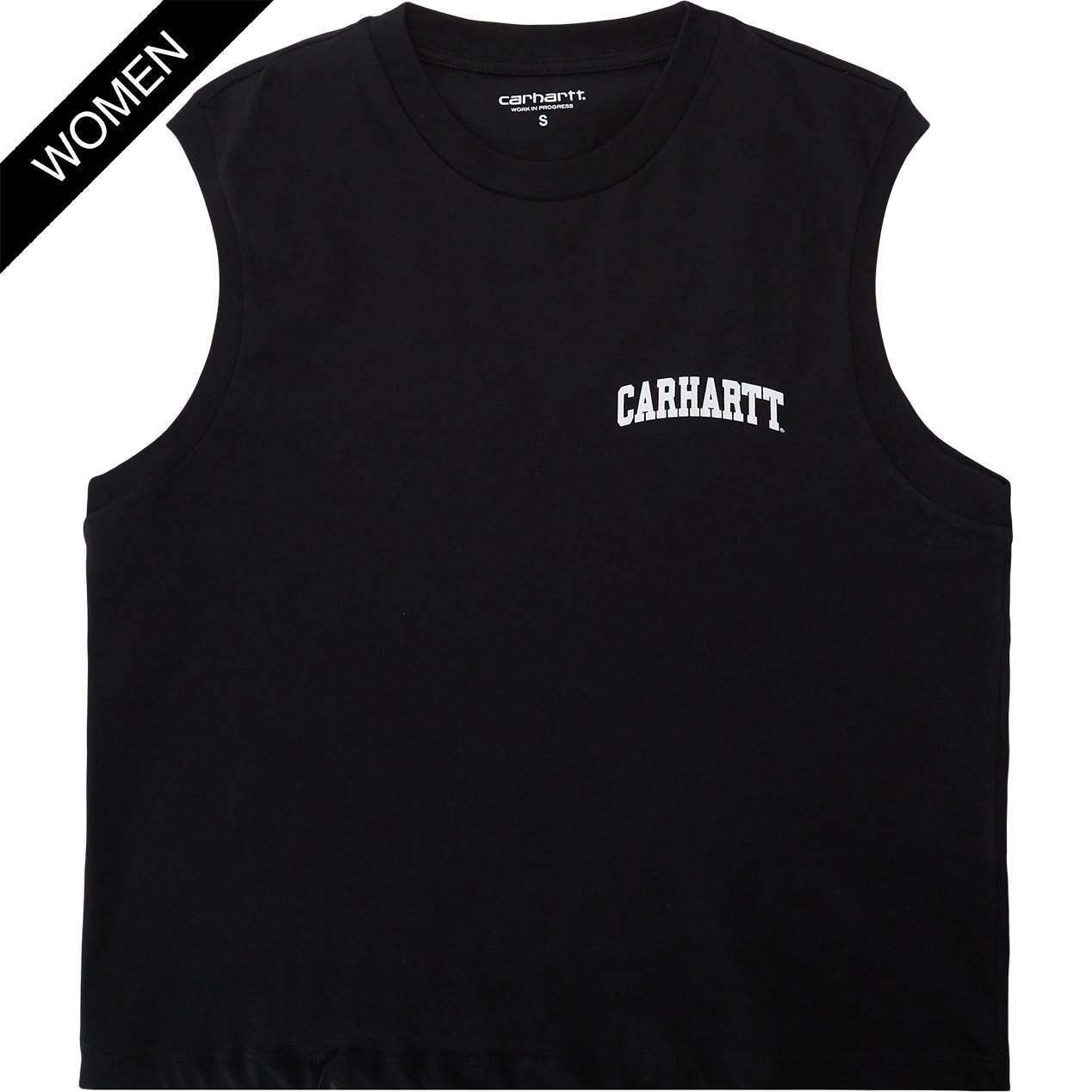 Carhartt WIP Women T-shirts W UNIVERSITY SCRIPT A-SHIRT I033203 Sort