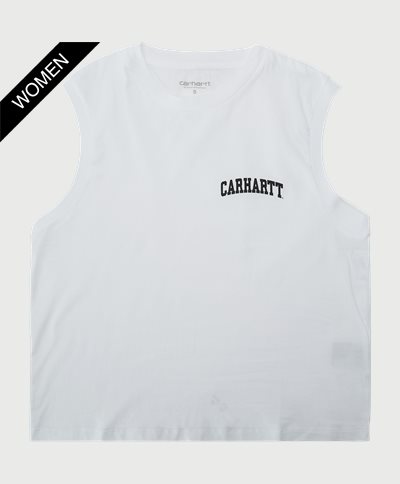 Carhartt WIP Women T-shirts W UNIVERSITY SCRIPT A-SHIRT I033203 Vit