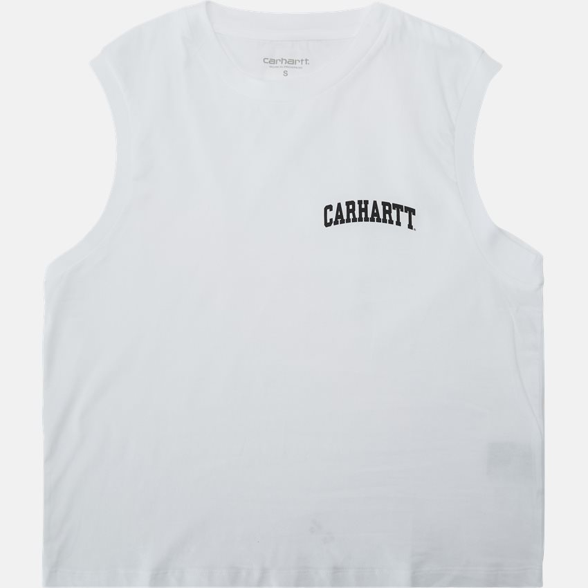 Carhartt WIP Women T-shirts W UNIVERSITY SCRIPT A-SHIRT I033203 WHITE